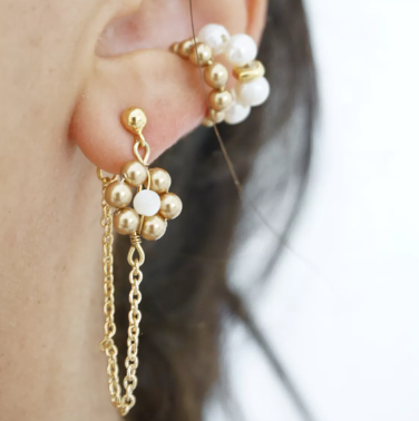 Ear cuff COQUELICOT OR