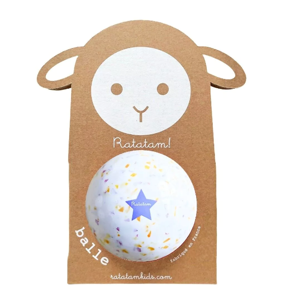 Ballon effet "terrazo" Violet