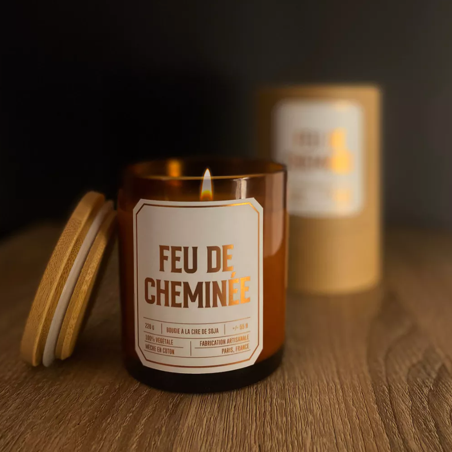 Bougie "Feu de Cheminée"