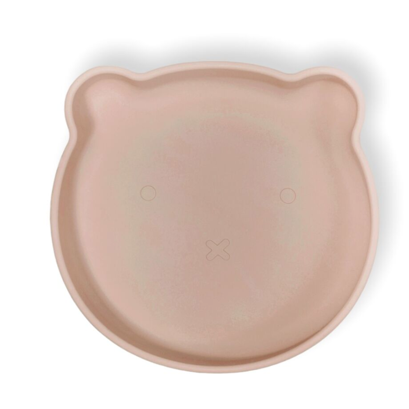 Assiette en silicone (Taupe)