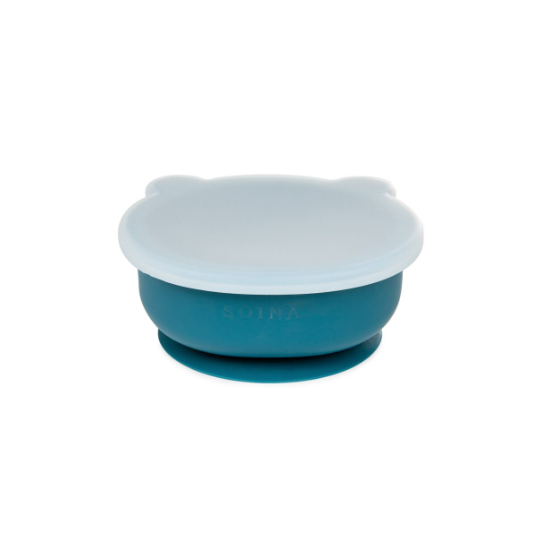 Bol en silicone- Bleu