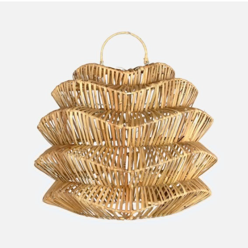 Abat-jour en rotin Acrama