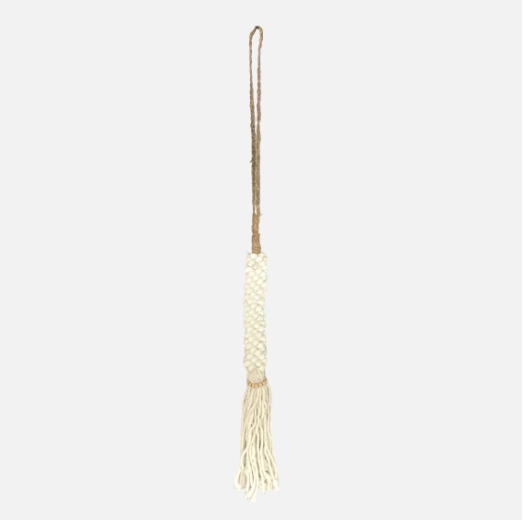 Pompon Décor Coquillage Suai - Blanc