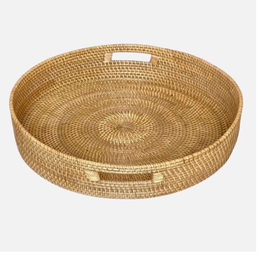 Plateau en rotin