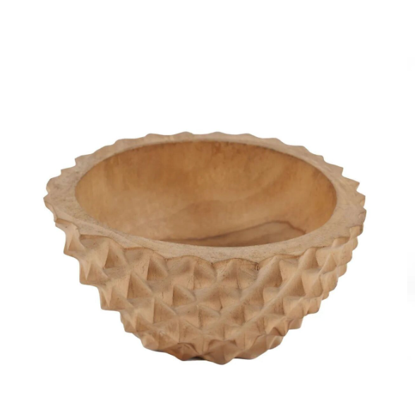 Bol Durian en racine de teck - M