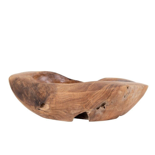 Plat/vide poche en teck