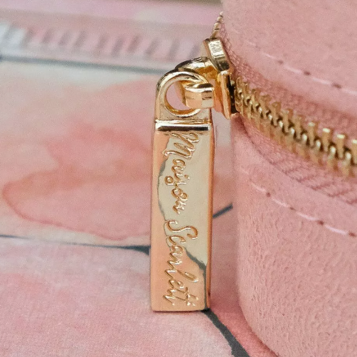 Boîte à bijoux de voyage Céleste en velours