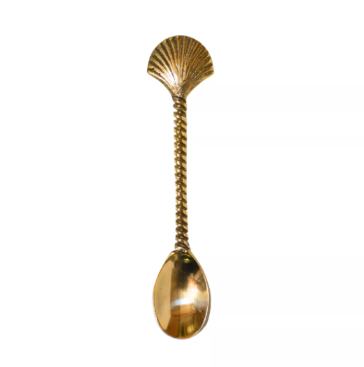 Cuillère en Laiton Coquillage