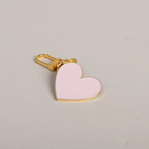 Porte-clés petit coeur rose
