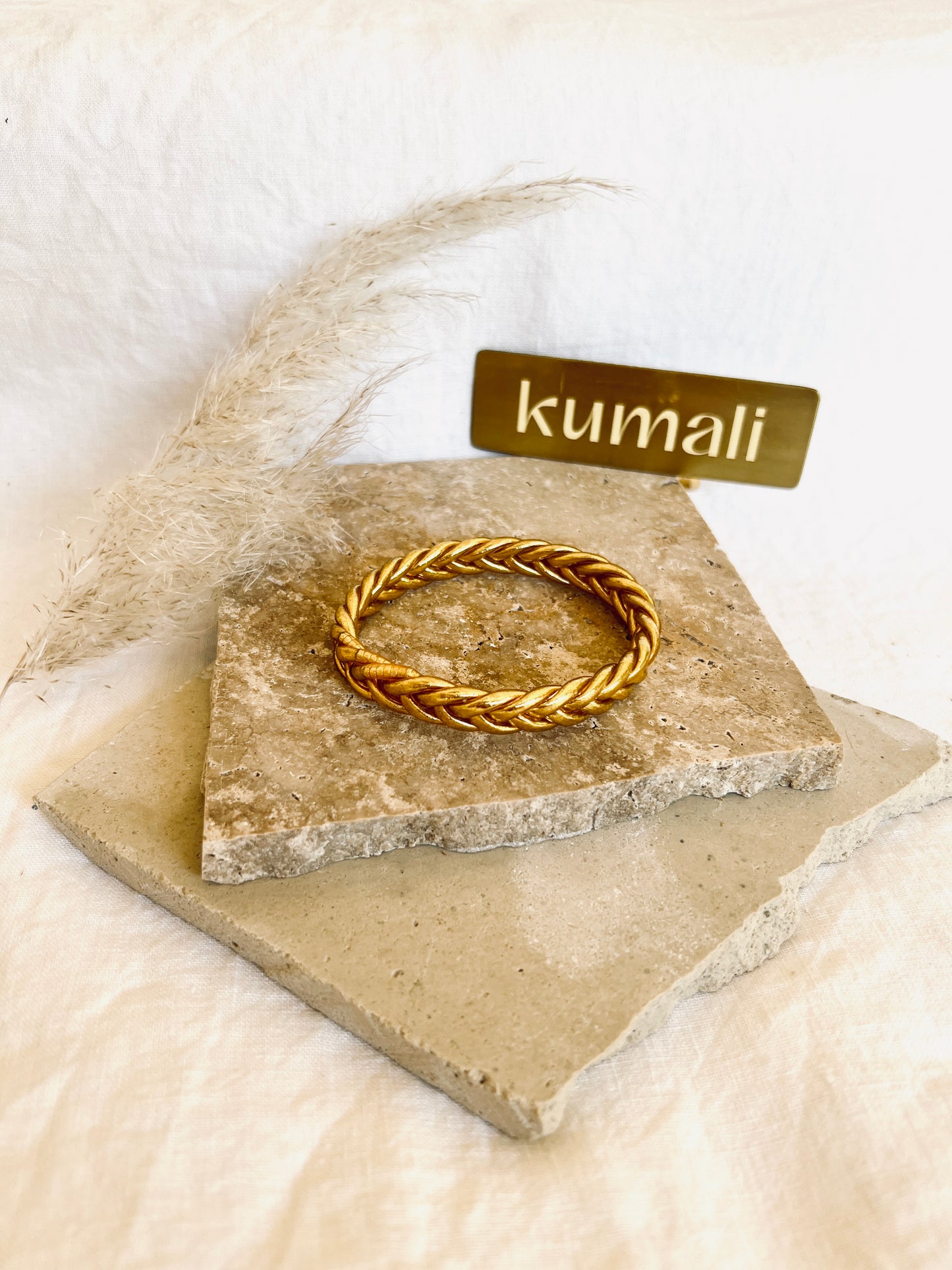 Bracelet Kumali tressé Or