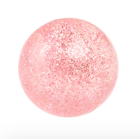 Balle rebondissante chat rose