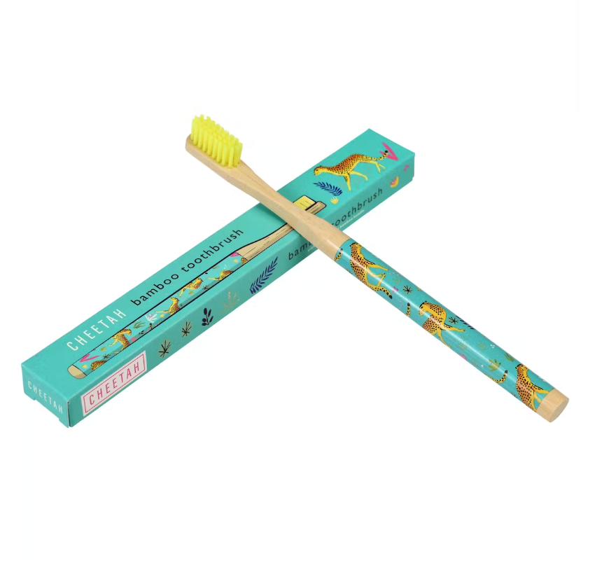Brosse à dents en Bambou Guépard
