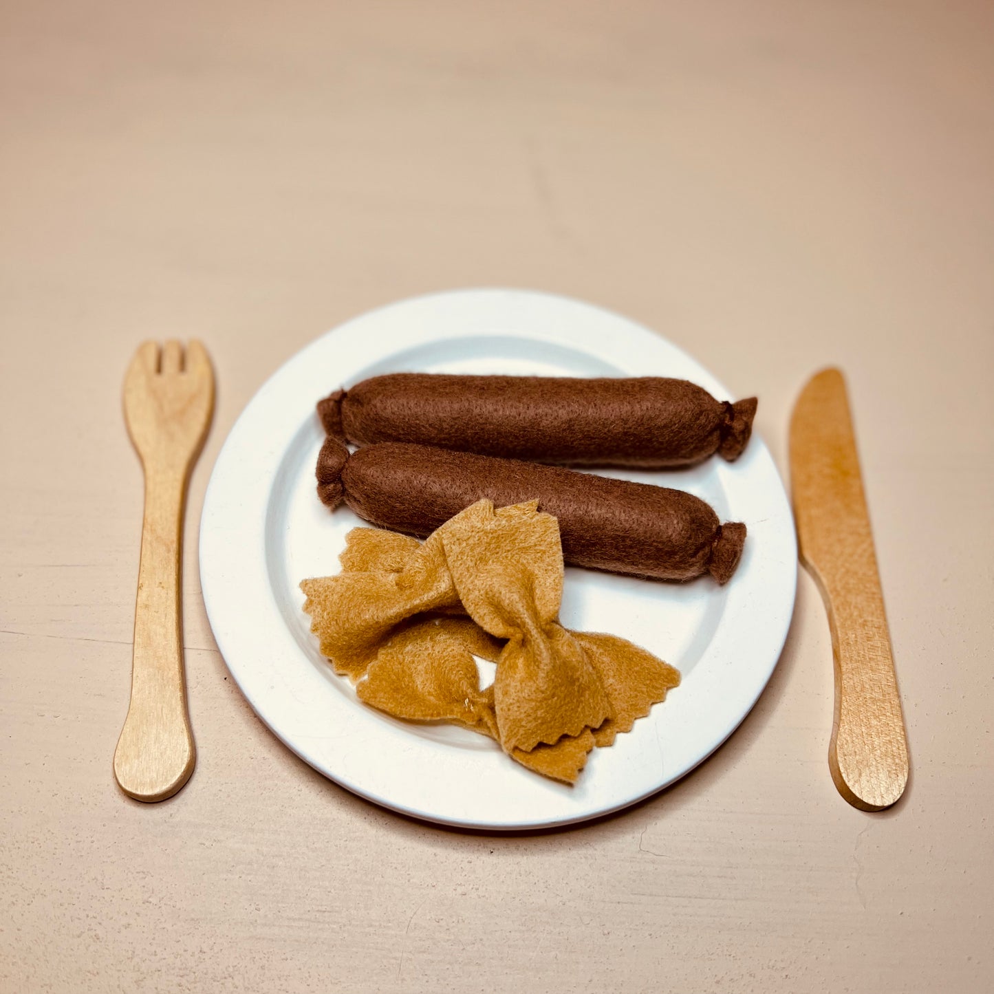 Saucisses en feutrine