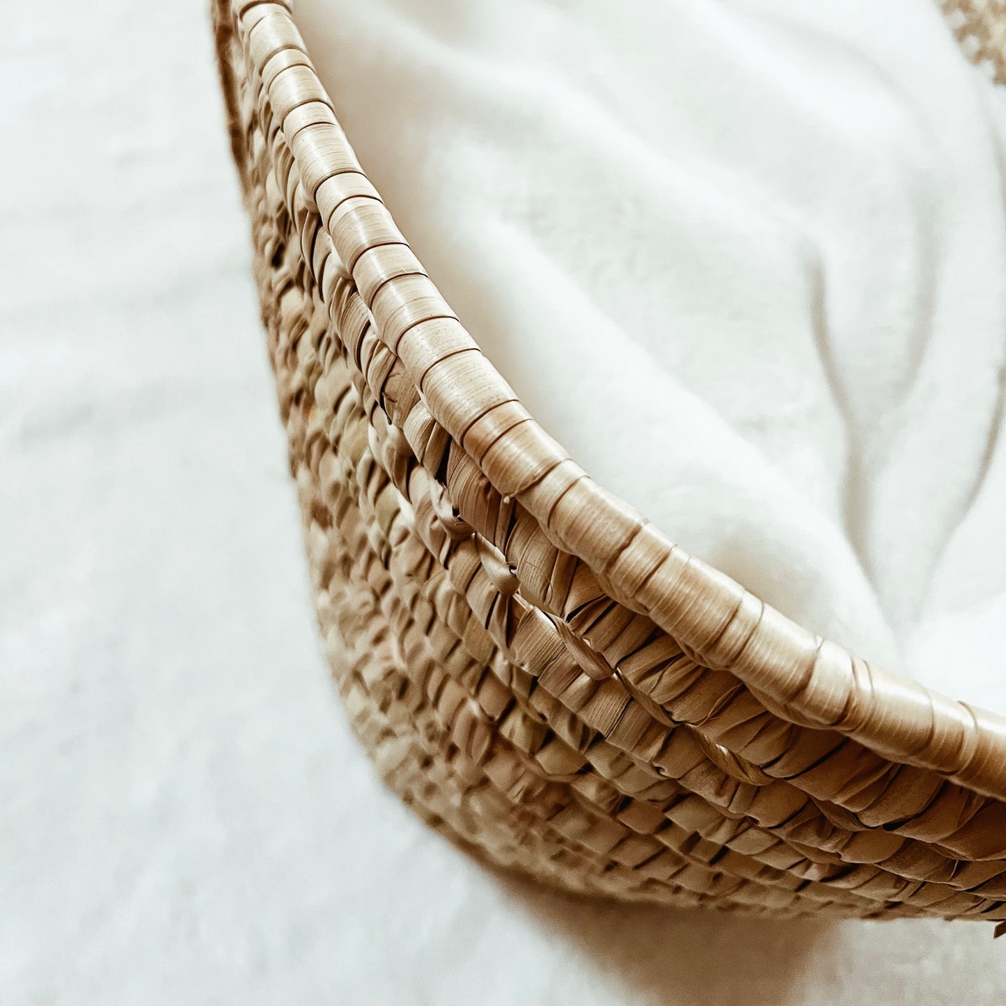 Couffin en fibres naturelles