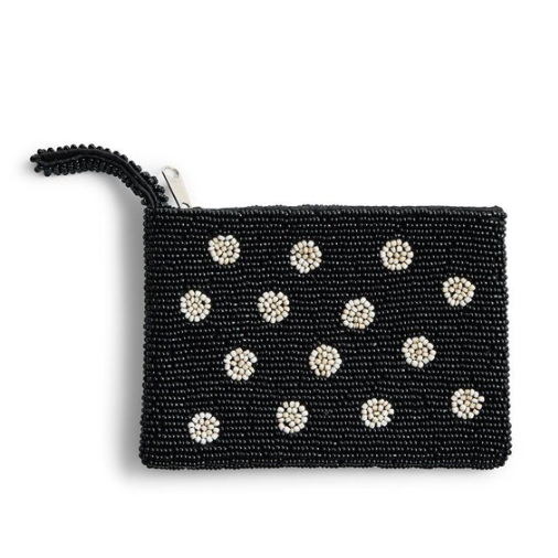 Pochette Perles noir