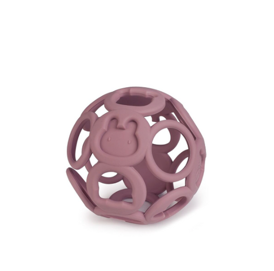 Boule en silicone rose antique