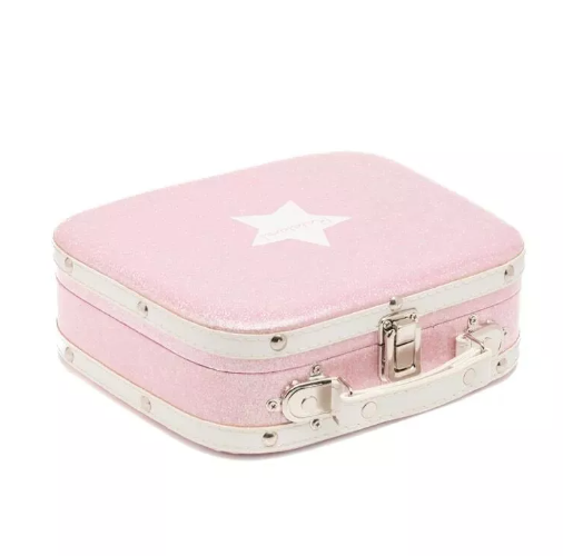 La valise pailletée 25 cm - Rose