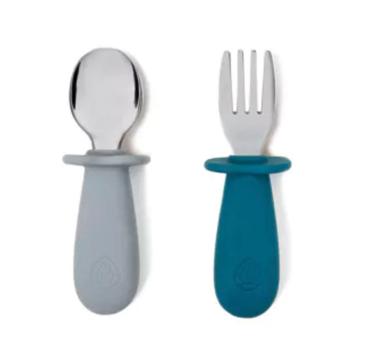Set fourchette & cuillère(bleu)