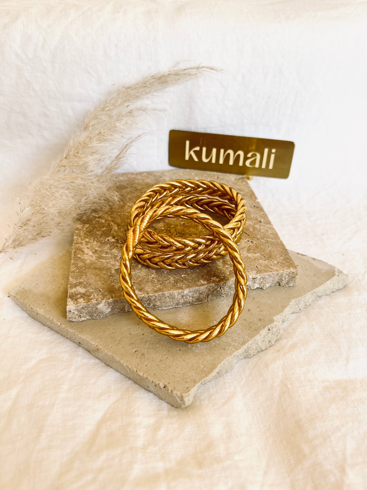 Bracelet Kumali tressé Or