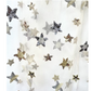 Cape brodée de sequins or et argent